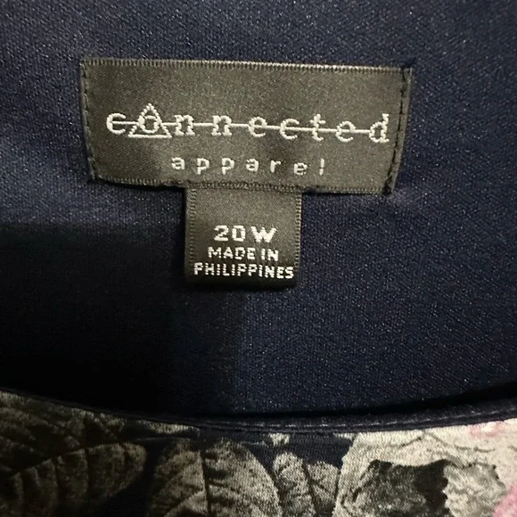 Connected apparel lilac floral dress - Picture 2 of 7